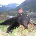 Sten from Denmark shot this big boar at 10 yds as it was charging